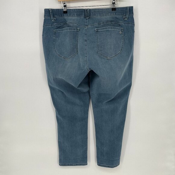 Democracy Ab Solution Blue Ankle & Cropped Jeans - Picture 2 of 5